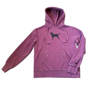 The Black Dog Dusty Rose Pink Hoodie Medium